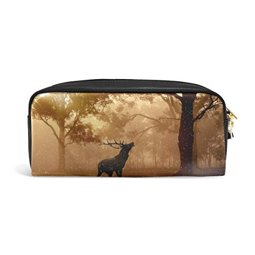 Elk Nature - Estuche para lápices de gran capacidad, duradero, para estudiantes, papelería, maquillaje, neceser para cosméticos, para niñas, niños, mujeres, adultos y adolescentes