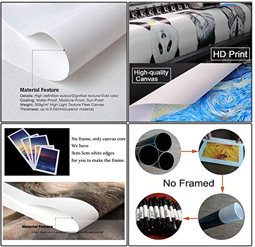 Elliot Dorothy San Francisco 49ers Modern Artwork Hand Painted Picture on Canvas for Office 18"x24", Unframed/Frameable