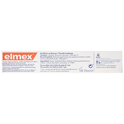 Elmex AC - Pasta de dientes anticaries, tubo 75 ml