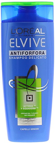 Elvive - Champú anticaspa para cabellos grasos, 250 ml