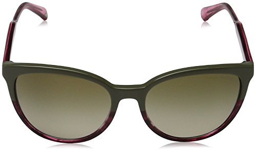Emporio Armani 0EA4101 Gafas de sol, Military/Tr Striped Pink, 56 Unisex-Adulto