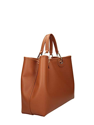 Emporio armani - 86584 shopping bag cuoio/rosso Y3D165YFO5B