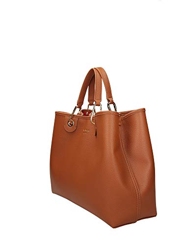 Emporio armani - 86584 shopping bag cuoio/rosso Y3D165YFO5B