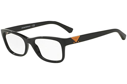 Emporio Armani EA3093 Gafas 51-17-140 Negras con Lentes de Muestras 5017 EA 3093