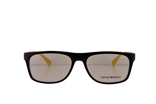 Emporio Armani EA3097 Gafas 55-17-145 Marrón Y Amarillo Con Lentes De Muestra 5555 EA 3097