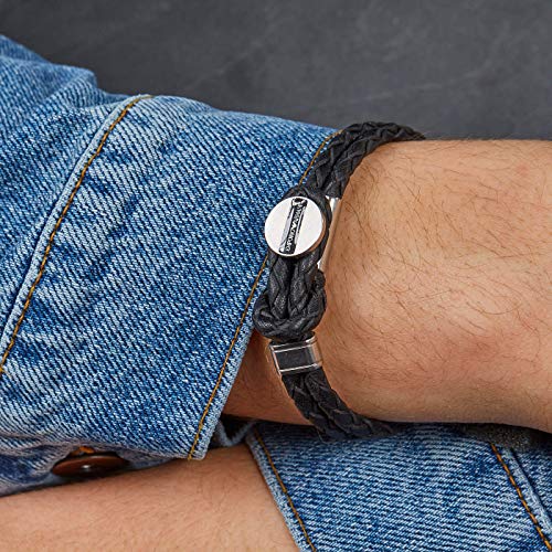Emporio Armani - Pulsera para hombre de la colección Signature Trendy cód. EGS2178040
