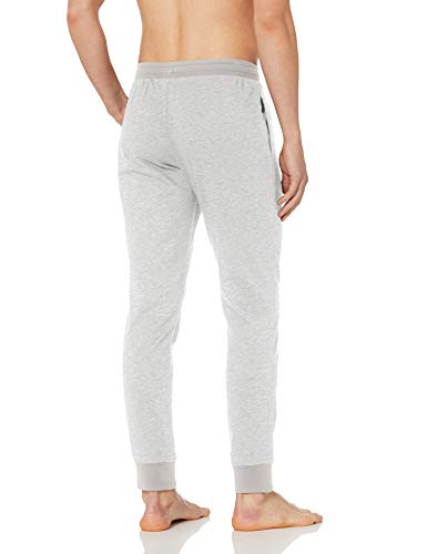 Emporio Armani Underwear Men's Knit Trousers Pantalones de Deporte, Gris (Grigio Melange 00048), W42/L35 (Talla del Fabricante: Large) para Hombre