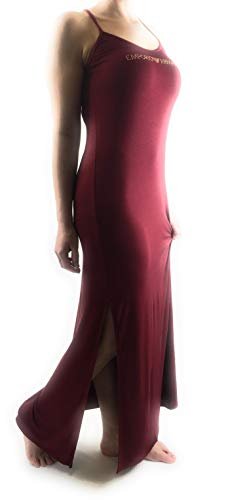 Emporio Armani - Vestido de playa para mujer 00176 Burgundy. S