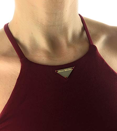 Emporio Armani - Vestido de playa para mujer Burgundy 00176. M