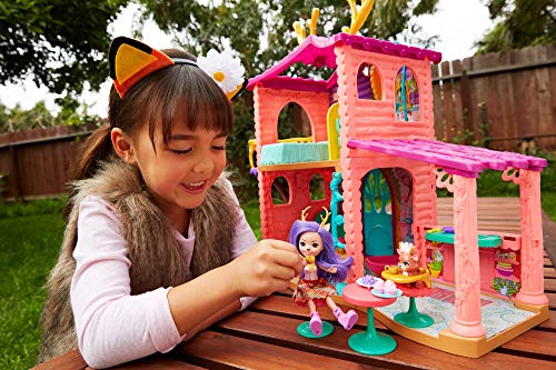 Enchantimals - Supercasa del bosque y muñeca Danessa, edad recomendada: 4 - 10 años (Mattel FRH50)