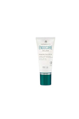 Endocare Cellage Firming Day Cream SPF30 - Crema Antiarrugas, Triple Acción Reafirmante, Antiedad, con Protección Solar, Pieles Normales y Secas, 50 ml