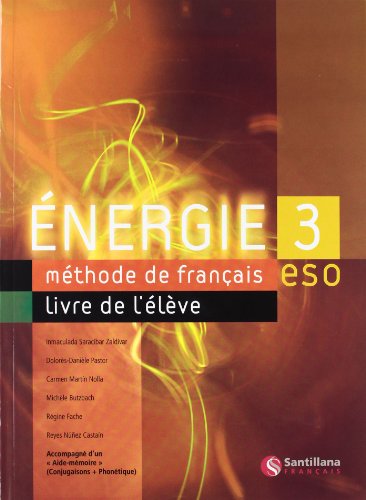 Energie 3, méthode de français, ESO - 9788429498783