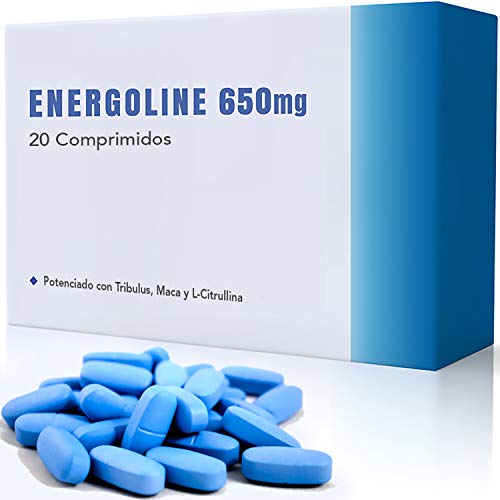 Energoline 650 [20 tabletas] | Potenciador de energía natural | Enriquecido con Tribulus Terrestris, Maca y L- Citrulina | Seguro y Certificado