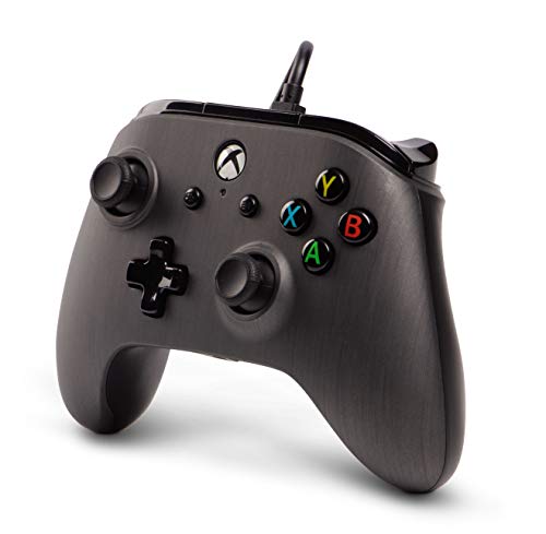 Enhanced Wired Controller for Xbox One - Brushed Gunmetal (xbox_one) [Importación inglesa]