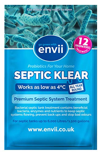 Envii Septic Klear – Tratamiento para Fosas Sépticas – 12 Tabletas