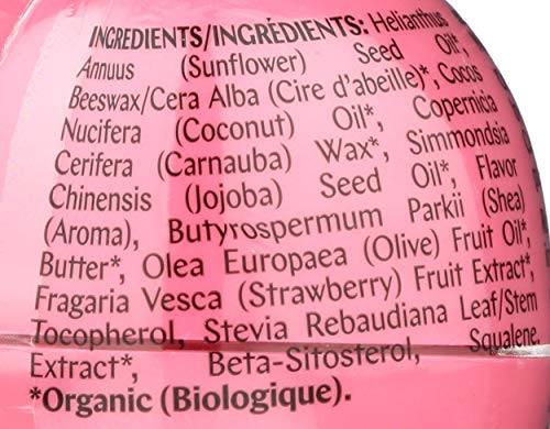 EOS - Bálsamo para labios de fresa y nariz, 0,63 g