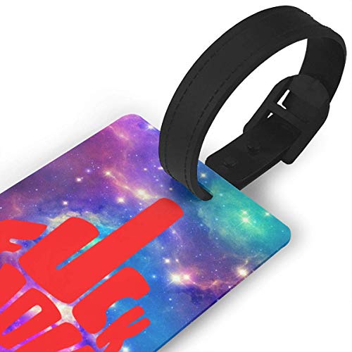 Equipaje Accesorios Accesorios de Viaje Etiquetas para Equipaje Cute Luggage TagsVintage Cruise Luggage Tag - Abstract Exotic Violet Flower Petals On Fantastic Symmetrical Fractal Psychedelic Digital