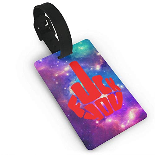 Equipaje Accesorios Accesorios de Viaje Etiquetas para Equipaje Cute Luggage TagsVintage Cruise Luggage Tag - Abstract Exotic Violet Flower Petals On Fantastic Symmetrical Fractal Psychedelic Digital