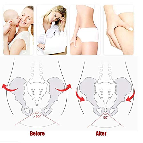 Equipo de Entrenamiento de la Cadera, Entrenador Medial del músculo Suelo Pélvico, Ejercitador Interno del Muslo Entrenador de Musculos Controlador de Vejiga Corrección de Hermosas Nalgas(Blue)