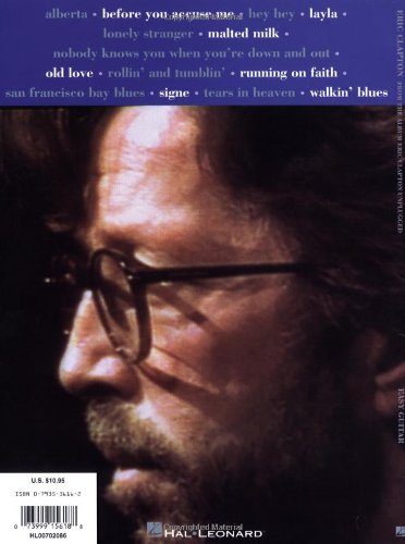 Eric Clapton - From the Album Eric Clapton Unplugged: For Easy Guitar with Notes and Tablature (Catalog No. 702086)