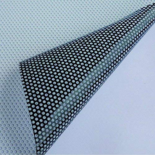 Ericcay Lámina Protectora De Vinilo para Persianas con Estilo único De Vinilo Perforado De Una Cara Protector De Pantalla Autoadhesivo Rollo De Plástico 137 X 30 Cm (Color : Colour, Size : Size)