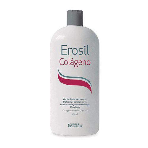 EROSIL – Gel ducha suave con colágeno y aloe vera para piel muy sensible y seca – 500 ml