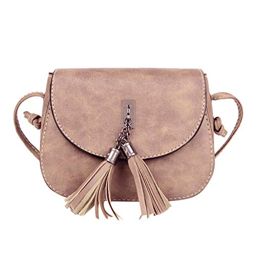 ESAILQ 2018 Bolsos De Pequeña Bandolera Piel De Baratos Bolso De Mano Rosado Para Mujer Niñas