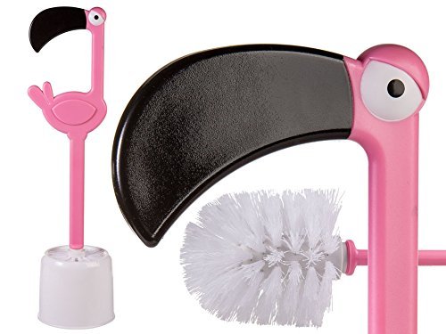 Escobilla Fucsia para el retrete, Flamingo