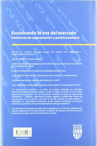 Escuchando la voz del mercado. Decisiones de segmentación y posicionamiento (Colección Manuales IESE)