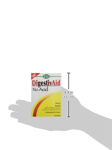 ESI DigestivAid No Acid   Complemento Alimenticio - 60 Tabletas