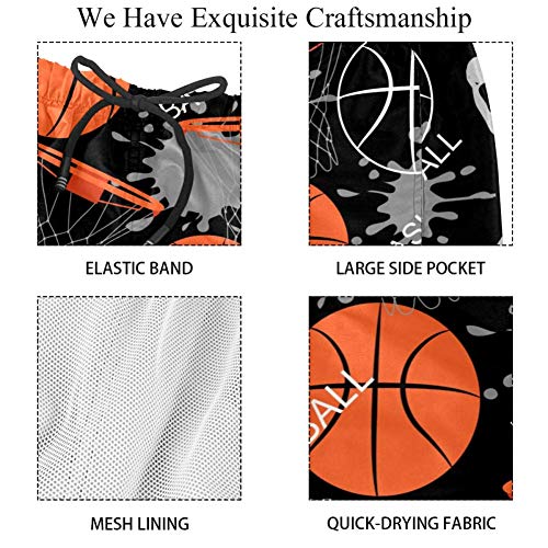 Eslifey - Pantalones cortos de playa para hombre, diseño de Sportman, silueta de natación, elásticos, para hombre multicolor M