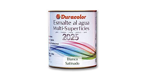 Esmalte al Agua Multisuperficies (metal, madera, plástico, etc.) 2025 Blanco Satinado 750 ml.