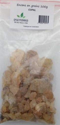Esoterra - Resina de incienso Copal 100 g – Incienso 100% natural en granos