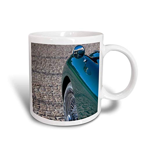 España, Ávila, Clásico coche 1950s Jaguar XK taza, cerámica