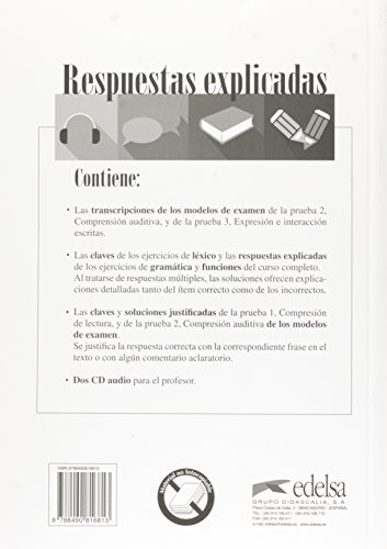 Especial DELE B2 curso completo - libro de respuestas explicadas y transcripciones (Preparación Al Dele - Jóvenes Y Adultos - Preparación Al Dele - Nivel B2)