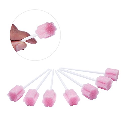 Esponja de limpieza bucal desechable sin sabor, 50 unidades.