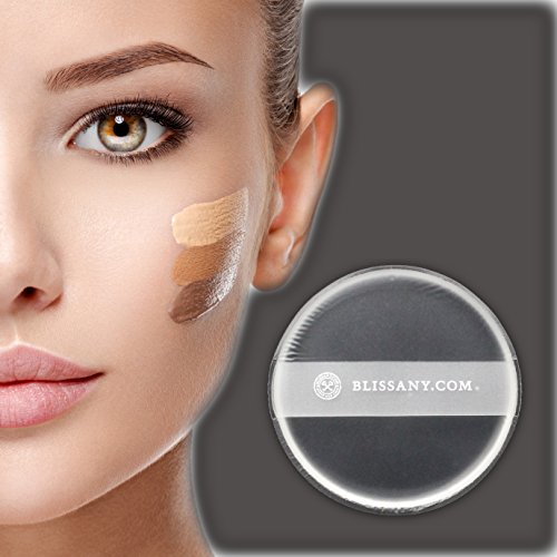 Esponja de maquillaje de silicona con una correa de sujeción práctica para la aplicación de maquillaje fácil | De BLISSANY