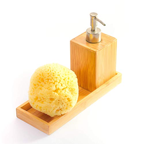 Esponja natural de mar de cuerpo para baño y ducha Zephyr® (esponja grande 12,5-13,5 cm) Esponja baño vegetal - Esponja natural bebe