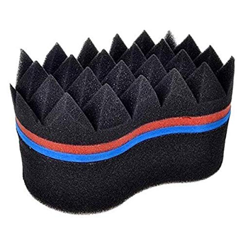 Esponja Rizadora de Pelo,Zuzer 2PCS Cepillo de Esponja Magic Peluquería Pelo Cepillo Rizo de Esponja Rizador de Pelo