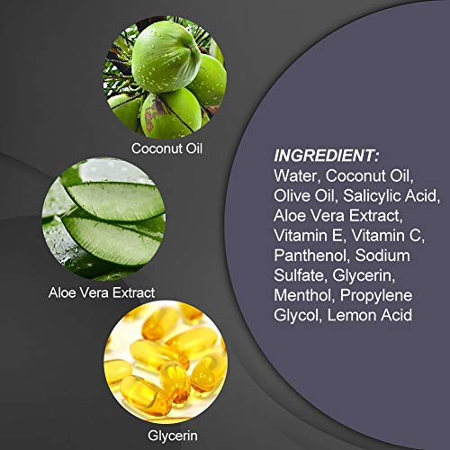 Espuma de Afeitar, Espuma Hidratante, Espuma de afeitar para hombres, para el cuidado de la piel sensible afeitado de barba y lavado de barba y limpieza facial, 3 en 1 (100 ml)