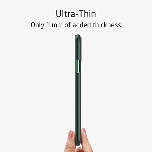 ESR Funda Serie Appro Slim para iPhone 11 Pro. Acabado Mate. Funda Ultrafina. Compatible con Carga Inalámbrica. para iPhone 11 Pro 5,8” (2019), Verde.