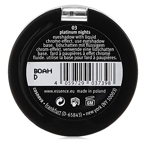 ESSENCE SOMBRAS DE OJOS MELTED CHROME 03 PLATINUM NIGHTS 2.0 GR