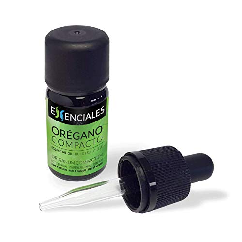 Essenciales - Aceite Esencial de Orégano Compacto/Salvaje, 100% Puro, 10 ml | Aceite Esencial Origanum Compactum