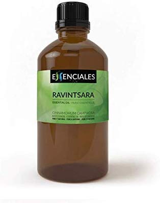Essenciales - Aceite Esencial de Ravintsara/Alcanforero, 100% Puro, 100 ml | Aceite Esencial Cinnamomum Camphora