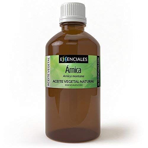 Essenciales - Aceite Vegetal de Árnica, 100% Puro, 100 ml | Aceite Vegetal Arnica Montana