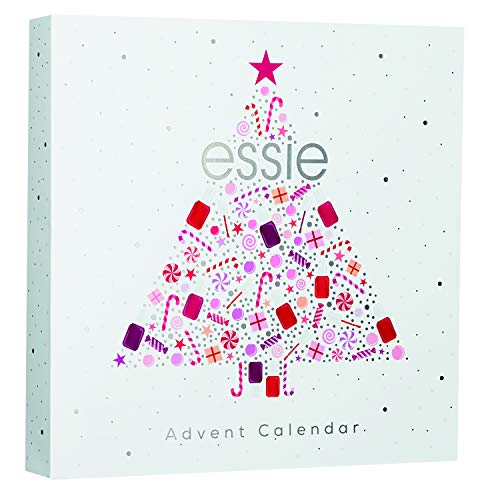 Essie - Calendario de Adviento, Incluye 18 Productos de Manicura y 6 Regalos Sorpresa