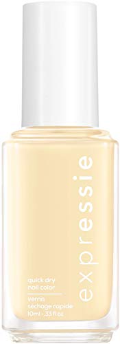 Essie Expressie - Esmalte de uñas profesional, secado rápido, fórmula 3 en 1, pincel en ángulo para una aplicación fácil, 100 Busy Beeline, 10 ml, paquete de 1