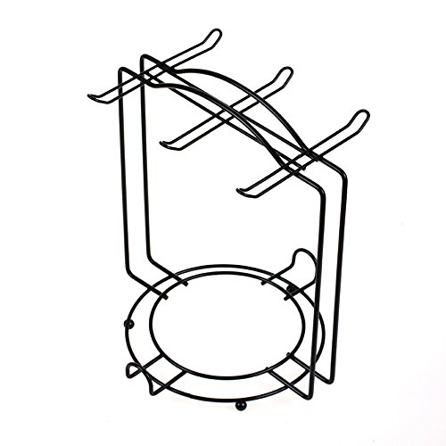 Estante FP-418 simple de acero con revestimiento antioxidante para 6 tazas, cucharas soperas, tazas para café, té o expresso