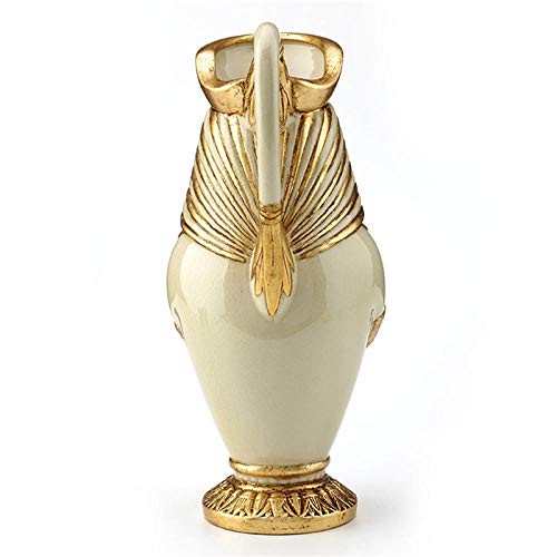 Estatuas Figuritas Decoración Escultura Figuritas Decorativas Estatuas Jarrón De Faraón De Estilo Egipcio Jarrón De Arte De Cerámica Creativo Forma De Cabeza De Figuera Decorativa para El Ho