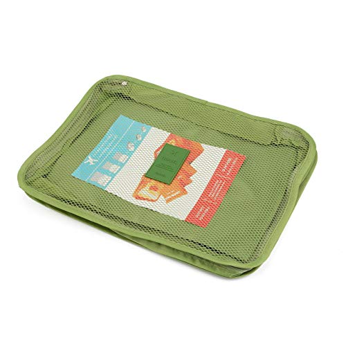 Estilo Coreano Portátil Duradero Ecológico 6 Unids/Set Square Travel Home Equipaje de Almacenamiento Bolsas Ropa Organizador Bolsa Estuche (Verde) ESjasnyfall